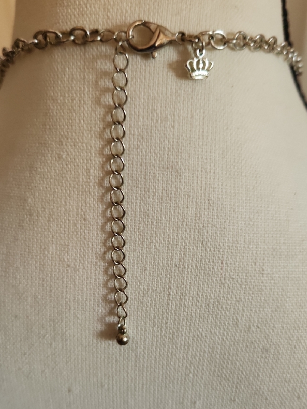 Premier Designs Silver-Tone Necklace with Amber & Light Green Stones - Picture 3 of 8
